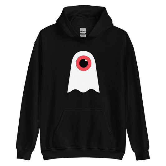 Bold ghost hoodie, Red Eye