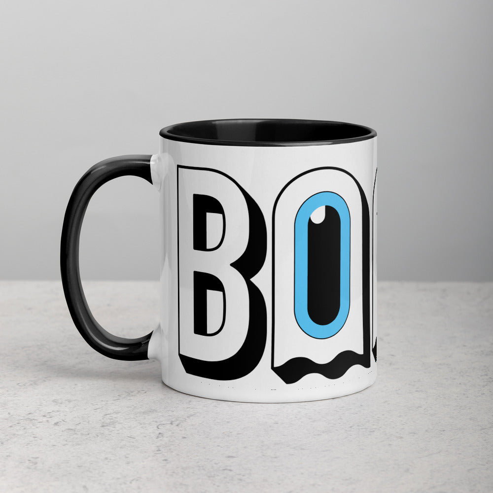 Booo! Ghostly Typography Mug