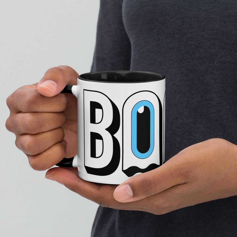 Booo! Ghostly Typography Mug